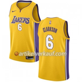 NBA Los Angeles Lakers Trikot Jordan Clarkson 6 Nike 2017-18 Gold Swingman - Herren